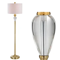 JONATHAN Y Evelyn Crystal/Metal LED Floor Lamp -Furniture store GUEST 339f933d b728 4ce1 b219 670080694dbf