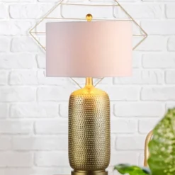 30" Sophia Resin Table Lamp (Includes LED Light Bulb) Gold - JONATHAN Y -Furniture store GUEST 3457b411 197c 48d8 b214 d1623b899ef5
