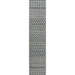 JONATHAN Y Zana Modern Geometric Moroccan Reversible Machine-Washable Indoor/Outdoor Area Rug