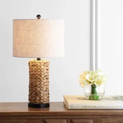 JONATHAN Y Elicia 1-Light Coastal Seagrass LED Table Lamp -Furniture store GUEST 36b56ed5 bd2b 4fde a728 7c12ceaa1abc
