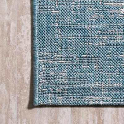 Scandi Minimalist Border Indoor/Outdoor Area Rug - JONATHAN Y 8 Scandi Minimalist Border Indoor/Outdoor Area Rug - JONATHAN Y - Image 8