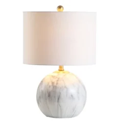 JONATHAN Y Luna Faux Marble Resin LED Table Lamp -Furniture store GUEST 38936b86 6ec9 4fd3 ba8f eb064f4367e6