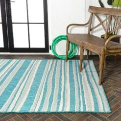 Castara Wavy Stripe Modern Indoor/Outdoor Area Rug - JONATHAN Y -Furniture store GUEST 38b8026e 7864 4af0 91a6 4610a0938562