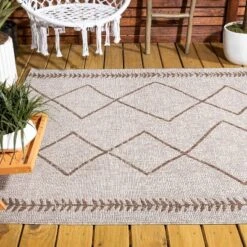 Derya Diamond Trellis Indoor/Outdoor Area Rug - JONATHAN Y -Furniture store GUEST 38e141f2 fb36 4a68 a624 b553d0df17b3
