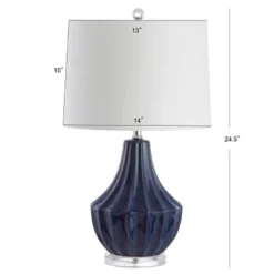 24.5" Ceramic Dallas Table Lamp (Includes Energy Efficient Light Bulb) - JONATHAN Y -Furniture store GUEST 3b3a615f 5e5d 4509 a875 46c7ab9dcdc1