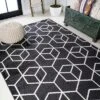 Tumbling Blocks Modern Geometric Area Rug - JONATHAN Y