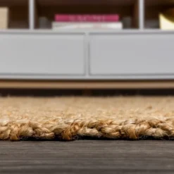 Espina Hand Woven Herringbone Chunky Jute Indoor Area Rug - JONATHAN Y -Furniture store GUEST 3d32fd45 ce25 485d b8d3 df39a8cd443a