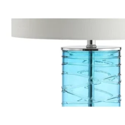 (Set Of 2) 27.5" LED Glass Fused Cylinder Table Lamps - JONATHAN Y 7 (Set Of 2) 27.5" LED Glass Fused Cylinder Table Lamps - JONATHAN Y -Furniture store GUEST 3f6ff701 d81c 467a 866b 60ba16f35f21