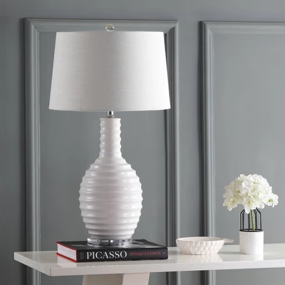 29.5" Ceramic Dylan Table Lamp (Includes Energy Efficient Light Bulb) - JONATHAN Y 2 29.5" Ceramic Dylan Table Lamp (Includes Energy Efficient Light Bulb) - JONATHAN Y - Image 2