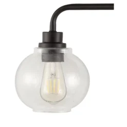 JONATHAN Y Sandrine 3-Light Iron/Seeded Glass Cottage Rustic LED Vanity Light -Furniture store GUEST 4674d13c 9f68 4281 ae64 2a5950d69385