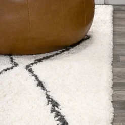 Catala Moroccan Diamond Shag Indoor Area Rug - JONATHAN Y -Furniture store GUEST 499acec6 9c48 4218 97a7 7f82037b9d91