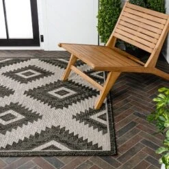 Lior Geometric Moroccan Diamond Indoor/Outdoor Area Rug - JONATHAN Y -Furniture store GUEST 4a86500c 19f0 4cbf acc0 d09b446b7e73