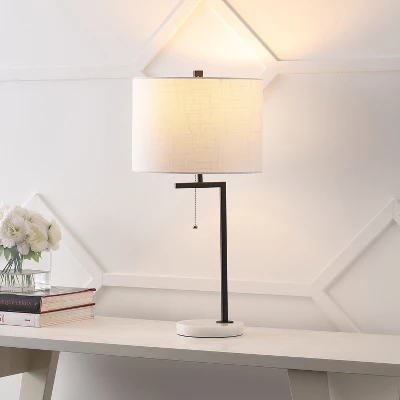 JONATHAN Y Alyssa Metal/Marble LED Table Lamp 1 JONATHAN Y Alyssa Metal/Marble LED Table Lamp