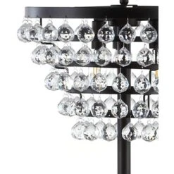 JONATHAN Y Jemma Crystal/Metal LED Floor Lamp -Furniture store GUEST 4bc3b554 23de 4114 9c58 e371eb2ba6d5