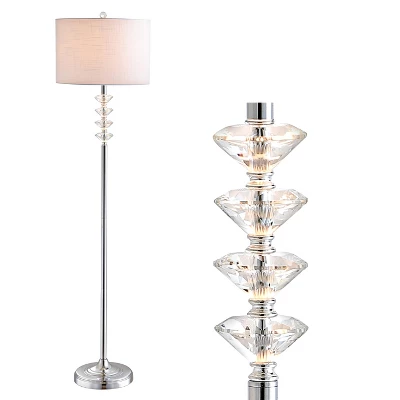 JONATHAN Y Mia Crystal/Metal LED Floor Lamp 7 JONATHAN Y Mia Crystal/Metal LED Floor Lamp - Image 7