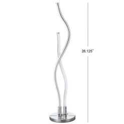 26.25" Cairo Table Lamp (Includes LED Light Bulb) Silver - JONATHAN Y -Furniture store GUEST 52aa7904 f187 4822 a252 1c984d87650b