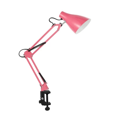 28.5" Odile Classic Industrial Adjustable Articulated Clamp-On Task Lamp (Includes LED Light Bulb) - JONATHAN Y 10 28.5" Odile Classic Industrial Adjustable Articulated Clamp-On Task Lamp (Includes LED Light Bulb) - JONATHAN Y - Image 10