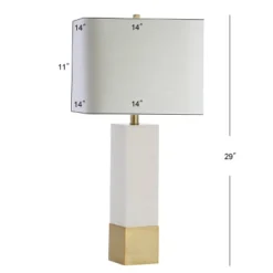 29" Metal/Marble Jeffrey Table Lamp (Includes LED Light Bulb) Gold - JONATHAN Y 5 29" Metal/Marble Jeffrey Table Lamp (Includes LED Light Bulb) Gold - JONATHAN Y -Furniture store GUEST 53dbf1d6 ff3d 4acb b019 dc6e519f706a
