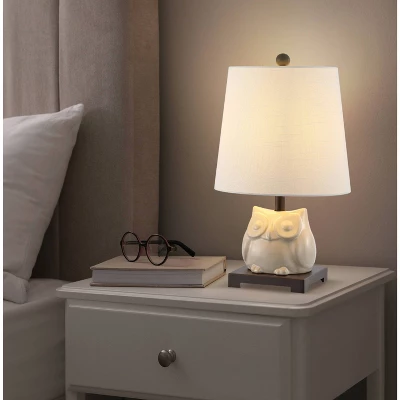 16" Justina Ceramic Mini LED Table Lamp (Includes LED Light Bulb) - JONATHAN Y 2 16" Justina Ceramic Mini LED Table Lamp (Includes LED Light Bulb) - JONATHAN Y - Image 2