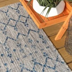 Ourika Moroccan Geometric Textured Weave Indoor/Outdoor Area Rug - JONATHAN Y 8 Ourika Moroccan Geometric Textured Weave Indoor/Outdoor Area Rug - JONATHAN Y -Furniture store GUEST 54e9232e 4b73 41e8 b3f9 3faaabf434b8