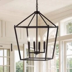 16" Metal Pagoda Lantern Pendant (Includes LED Light Bulb) - JONATHAN Y 14 16" Metal Pagoda Lantern Pendant (Includes LED Light Bulb) - JONATHAN Y -Furniture store GUEST 55aaaaef c7ed 4362 b66a 90ef314a4f1c