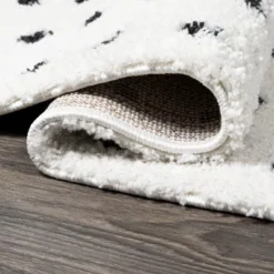 Pele Modern Geometric Dot Shag Indoor Area Rug - JONATHAN Y -Furniture store GUEST 561369a5 c0b7 48b0 a12a 47281b11fa18