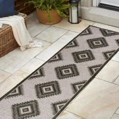 Lior Geometric Moroccan Diamond Indoor/Outdoor Area Rug - JONATHAN Y -Furniture store GUEST 57d71ae1 52c4 4b59 afdc c18334ab7bfe