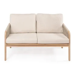 Arwen Modern Bohemian Roped Acacia Wood Outdoor Loveseat With Cushions - JONATHAN Y 14 Arwen Modern Bohemian Roped Acacia Wood Outdoor Loveseat With Cushions - JONATHAN Y -Furniture store GUEST 58255ac5 b124 4e11 8901 28fc76d99984