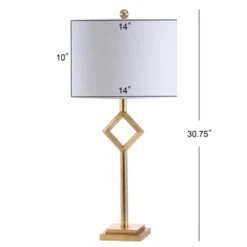30.75" Metal/Resin Juno Table Lamp (Includes LED Light Bulb) Gold - JONATHAN Y -Furniture store GUEST 5b3ef1bd 124c 40a7 a812 7e1435b1c994