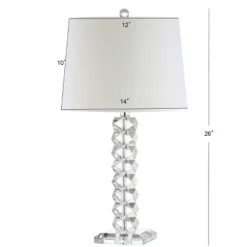 25.5" Crystal Julia Table Lamp (Includes LED Light Bulb) Clear - JONATHAN Y 5 25.5" Crystal Julia Table Lamp (Includes LED Light Bulb) Clear - JONATHAN Y -Furniture store GUEST 5cae5ea1 0ccf 4c67 a91d 22c9f471c0e9