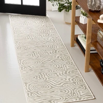 JONATHAN Y Eryx Modern Bohemian Abstract Organic Reversible Machine-Washable Indoor/Outdoor Area Rug 9 JONATHAN Y Eryx Modern Bohemian Abstract Organic Reversible Machine-Washable Indoor/Outdoor Area Rug - Image 9