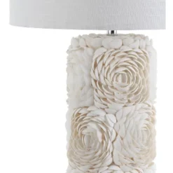 JONATHAN Y Rosette Seashell/Resin/Crystal LED Table Lamp -Furniture store GUEST 5e428083 4e68 489b b175 c853f5a85587