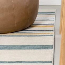 JONATHAN Y Janus Classic Coastal Ticking Stripe Reversible Machine-Washable Indoor/Outdoor Area Rug -Furniture store GUEST 5ed7160c 4b92 4f6d 9f6f 05005f56bf3d