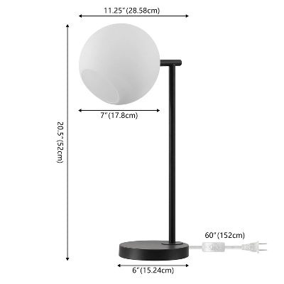 JONATHAN Y Charles 20.5" Contemporary Modern Metal/Marble LED Table Lamp 2 JONATHAN Y Charles 20.5" Contemporary Modern Metal/Marble LED Table Lamp - Image 2