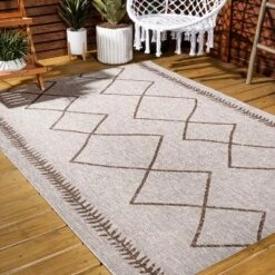 Derya Diamond Trellis Indoor/Outdoor Area Rug - JONATHAN Y -Furniture store GUEST 6572999c 9a15 4263 9701 8ac7dfcab027
