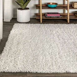 Mercer Shag Plush Tassel Moroccan Diamond Area Rug - JONATHAN Y -Furniture store GUEST 65a97f2a 066b 41db 82f4 6adaced41c3c