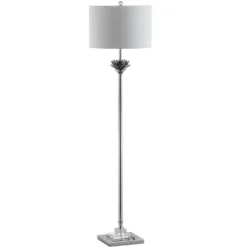 JONATHAN Y Amelia Lotus Crystal/Metal LED Floor Lamp -Furniture store GUEST 6655ffb7 1465 438c a2bb ce9bb715a2f3