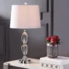 27" Crystal Graham Table Lamp (Includes LED Light Bulb) Clear - JONATHAN Y