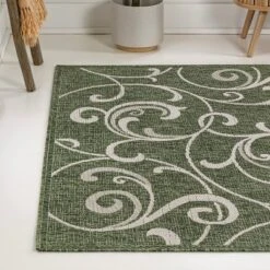 Maribel Traditional Classic All-Over Scroll Indoor/Outdoor Area Rug - JONATHAN Y -Furniture store GUEST 692f8e34 6165 40df 9e0f a0b1f27cf3e8