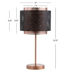19.7" Tribeca Metal Table Lamp (Includes LED Light Bulb) Copper - JONATHAN Y -Furniture store GUEST 6961ede8 b1db 49cc 926f 6d9b8cfe3345