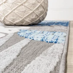 Monstera Tropical Leaf High-Low Indoor/Outdoor Area Rug - JONATHAN Y -Furniture store GUEST 6abe93c6 f563 437f 8586 d466e57c62c2