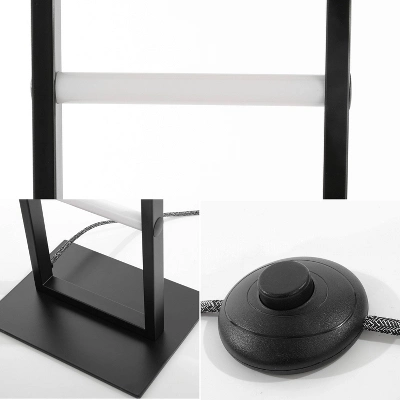 59.3" JONATHAN Y Ivan Minimalist Modern Iron Ladder Dimmable Integrated LED Floor Lamp: ETL Listed, 3000K 3 59.3" JONATHAN Y Ivan Minimalist Modern Iron Ladder Dimmable Integrated LED Floor Lamp: ETL Listed, 3000K - Image 3