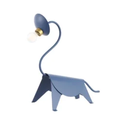 16" Bradley Modern Industrial Iron Brachiosaurus Kids' Lamp (Includes LED Light Bulb) Blue - JONATHAN Y -Furniture store GUEST 70198b62 d49a 4ec7 ad08 eba837f81c11
