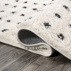 Pele Modern Geometric Dot Shag Indoor Area Rug - JONATHAN Y -Furniture store GUEST 7024d691 8b54 44ce ae8a c3887c2c7d15