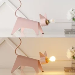 11.75" Penelope Modern Industrial Iron Feline Kids' Lamp (Includes LED Light Bulb) Pink - JONATHAN Y 10 11.75" Penelope Modern Industrial Iron Feline Kids' Lamp (Includes LED Light Bulb) Pink - JONATHAN Y -Furniture store GUEST 707abf5b 7345 4086 9872 6e4f90c2b35a