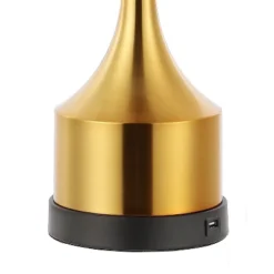 (Set Of 2) 26" Cooper Classic French Country Iron LED Table Lamp With USB Charging Port (Includes LED Light Bulb) - JONATHAN Y -Furniture store GUEST 70cedcf8 5742 4be4 803d 400cfe60aef9