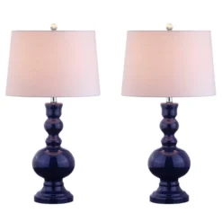 28.5" (Set Of 2) Genie Glass Table Lamps (Includes LED Light Bulb) - JONATHAN Y -Furniture store GUEST 70e78925 d654 414a b477 a09e96dd8100