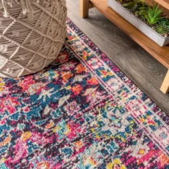 Modern Persian Boho Floral Area Rug - JONATHAN Y -Furniture store GUEST 71755d7f f094 4326 a300 cfba19acc0a5
