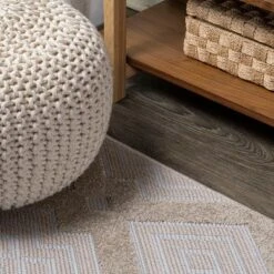 Duwun High-Low Pile Ogee Trellis Tone-on-Tone Indoor/Outdoor Area Rug - JONATHAN Y 8 Duwun High-Low Pile Ogee Trellis Tone-on-Tone Indoor/Outdoor Area Rug - JONATHAN Y -Furniture store GUEST 71a03414 64c2 460b b38b 835eb4e1f82f