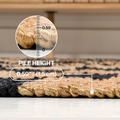 JONATHAN Y Theo Modern Farmhouse Woven Jute Checkerboard Indoor Area Rug 6 JONATHAN Y Theo Modern Farmhouse Woven Jute Checkerboard Indoor Area Rug - Image 6